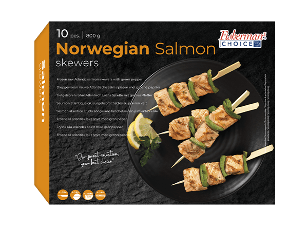 Norwegian Salmon Skewers 10pcs ASC